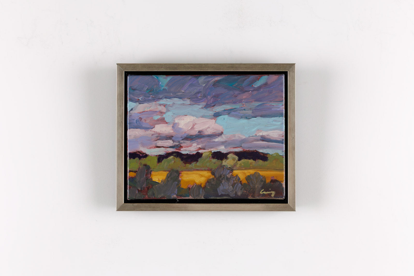 Pink Sky Over Wheat