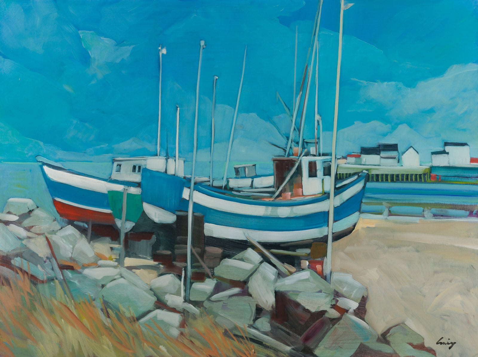 Blue Boats