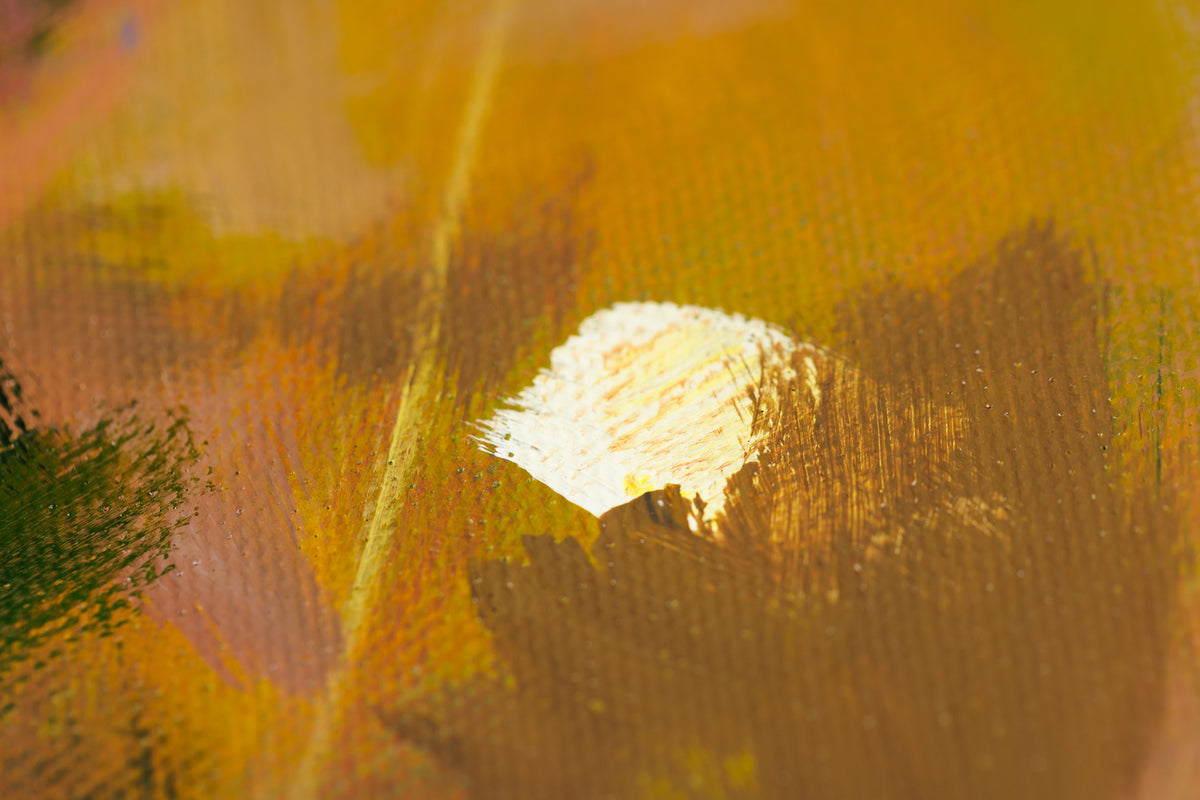 Charles Spratt, "Concerto In Colour," detail view, oil on canvas