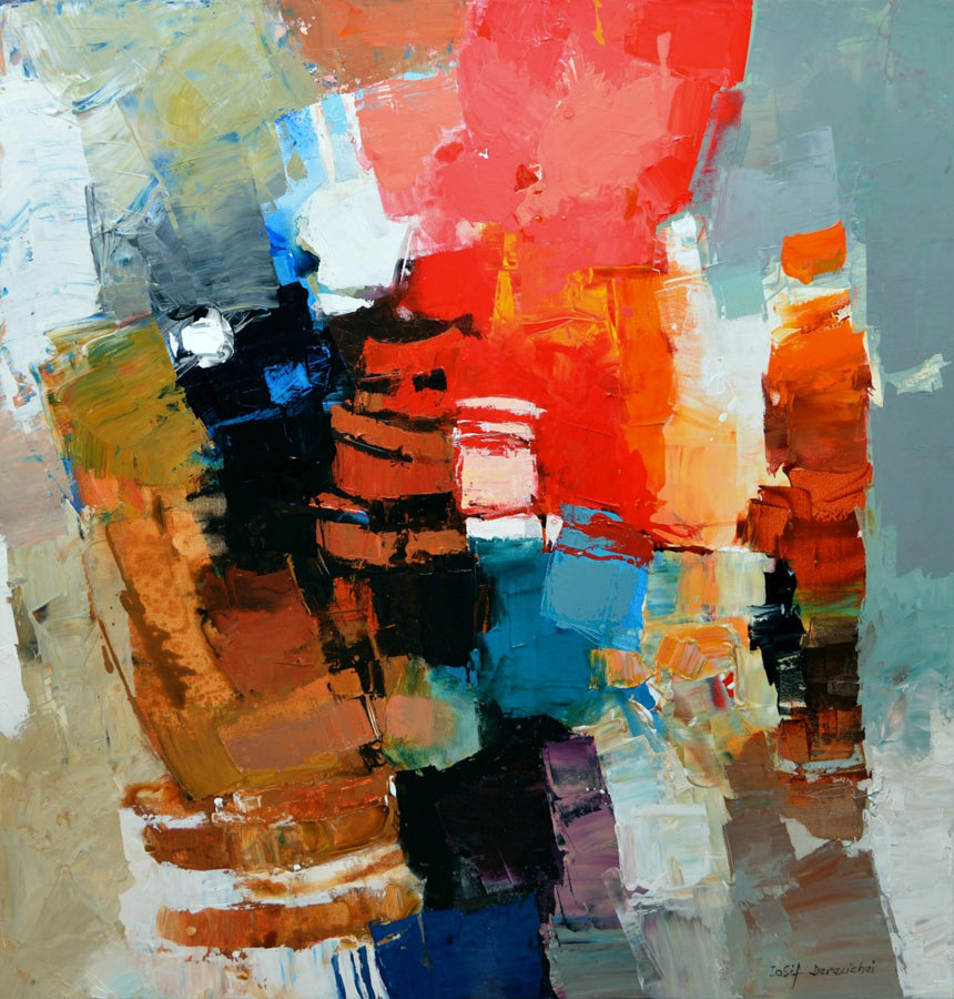 Abstracts “Inner Flames” by Iosif Derecichei – acrylic on canvas.