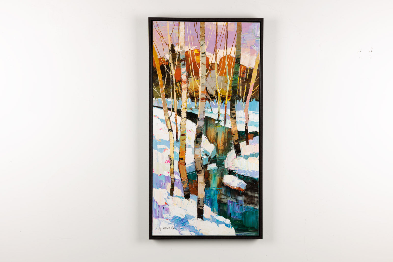 Flowing Through The Frozen Field