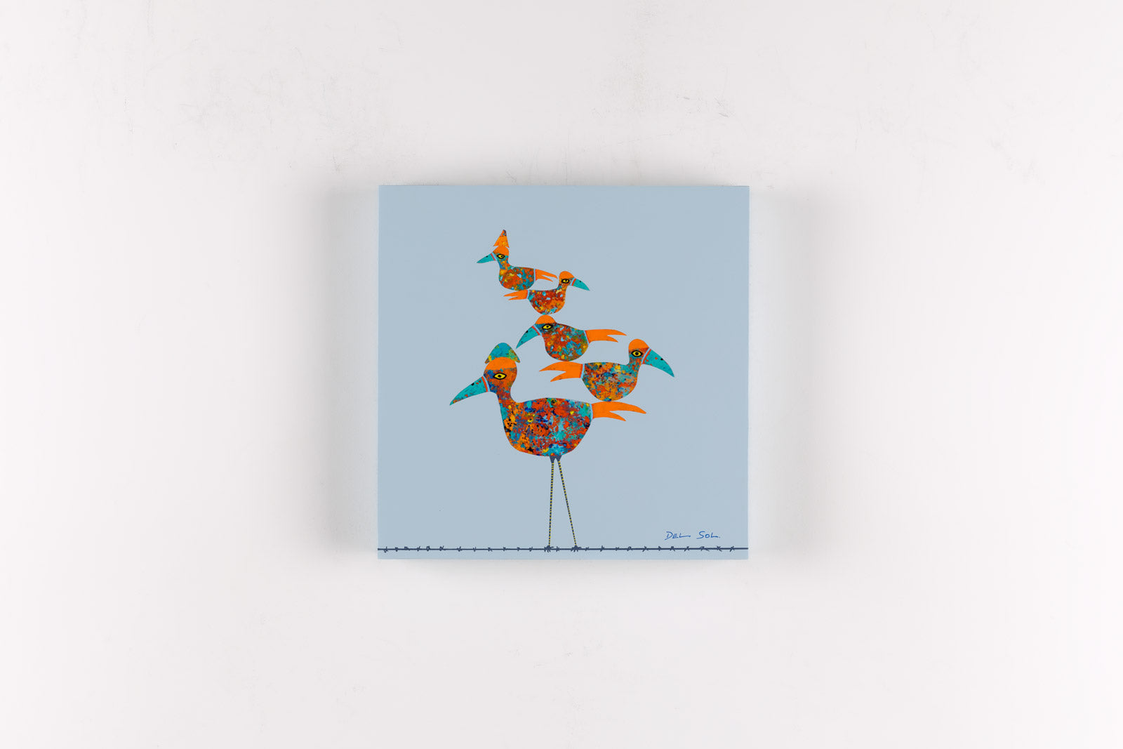 Funky Birds CXXII: Feathered Pyramid