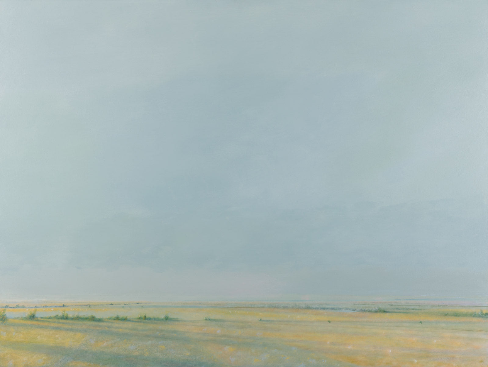 Landscape “Valley In Pink” by Peter di Gesu – oil on canvas.