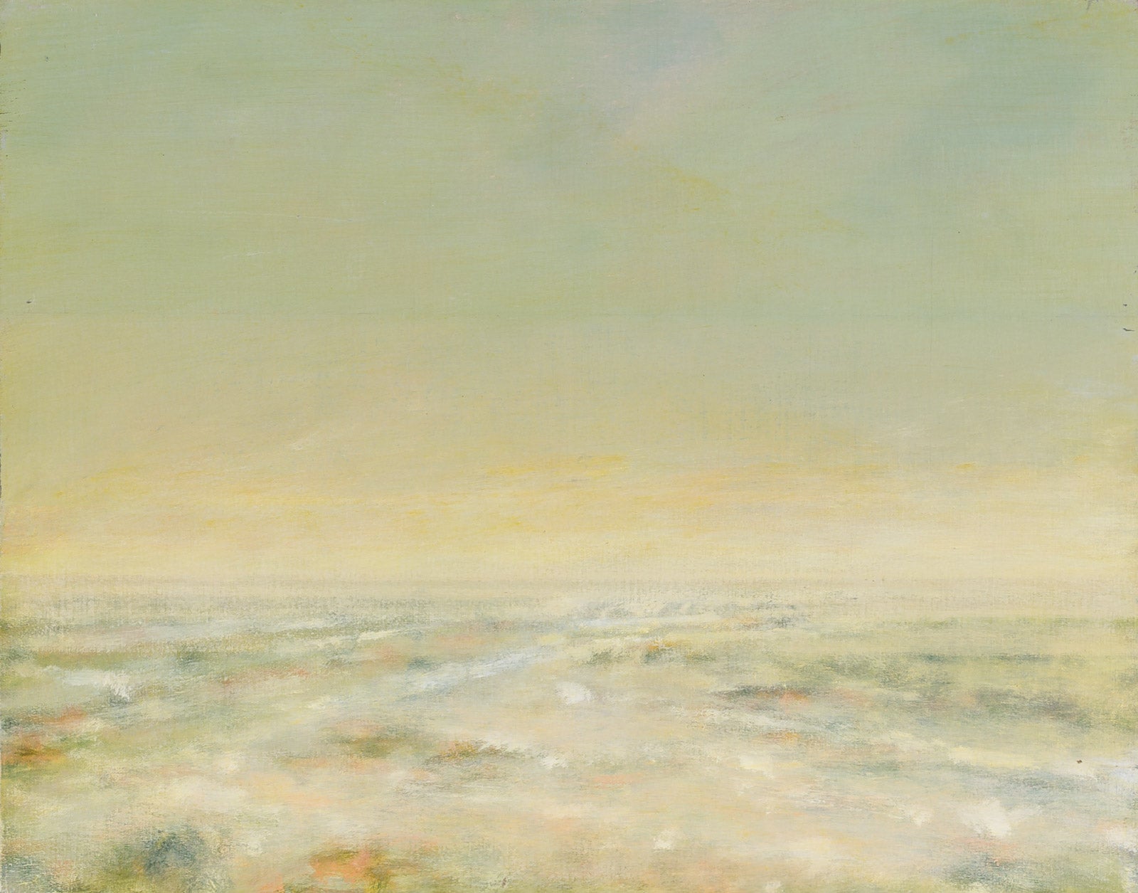 Landscape “Mistaken Point” by Peter di Gesu – oil on panel.