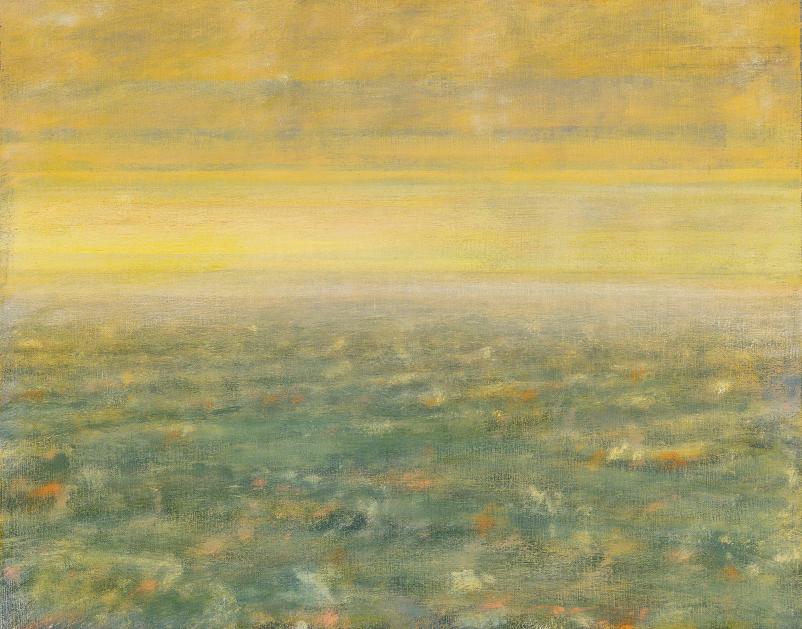 Landscape “Dark Water” by Peter di Gesu – oil on panel.
