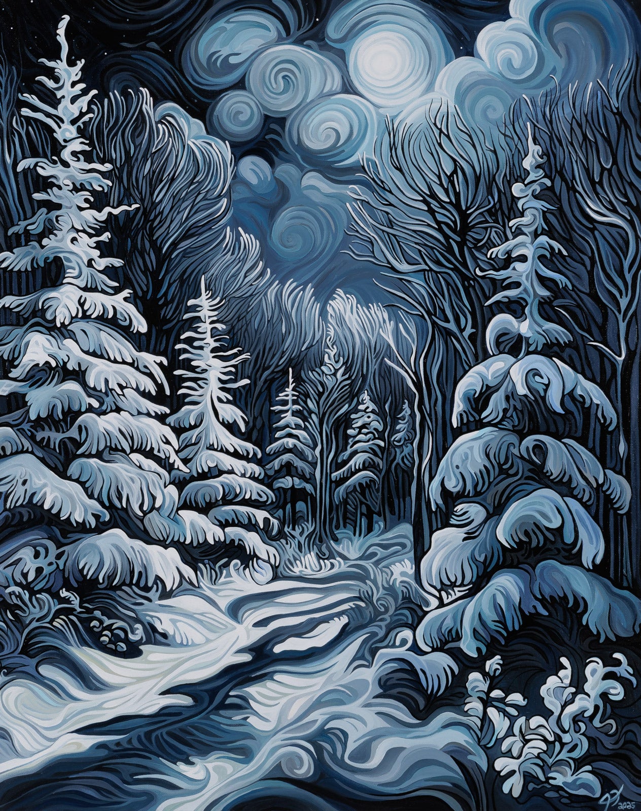 Snowy Path Ahead