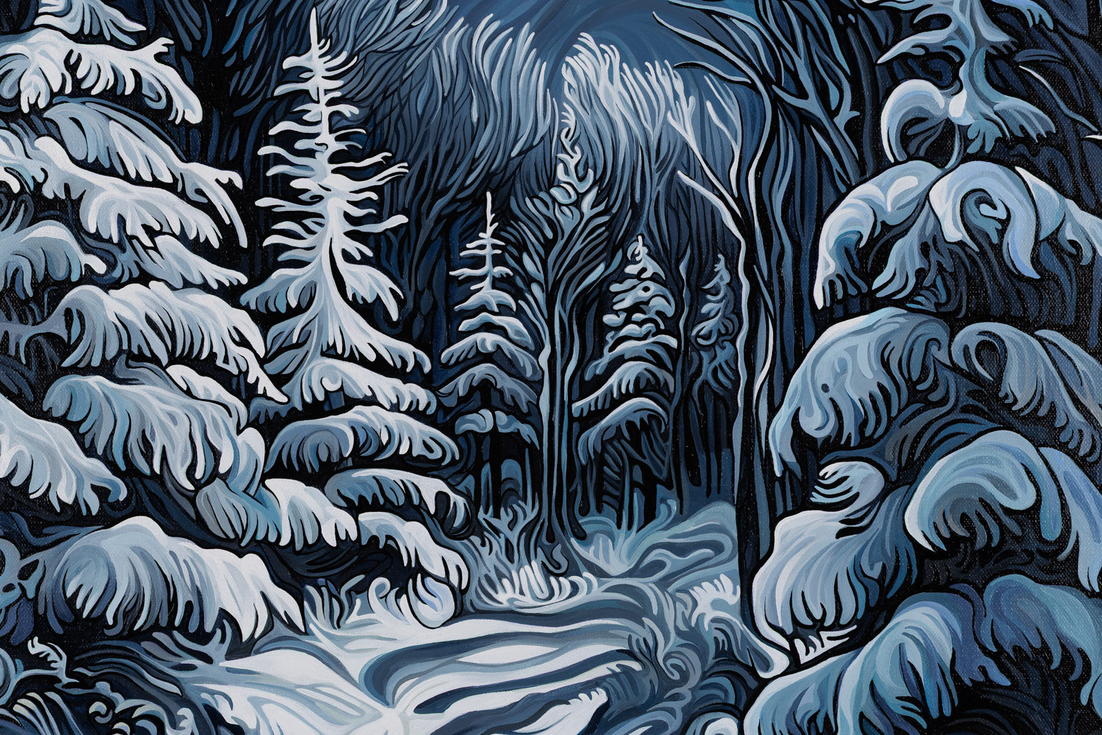 Snowy Path Ahead