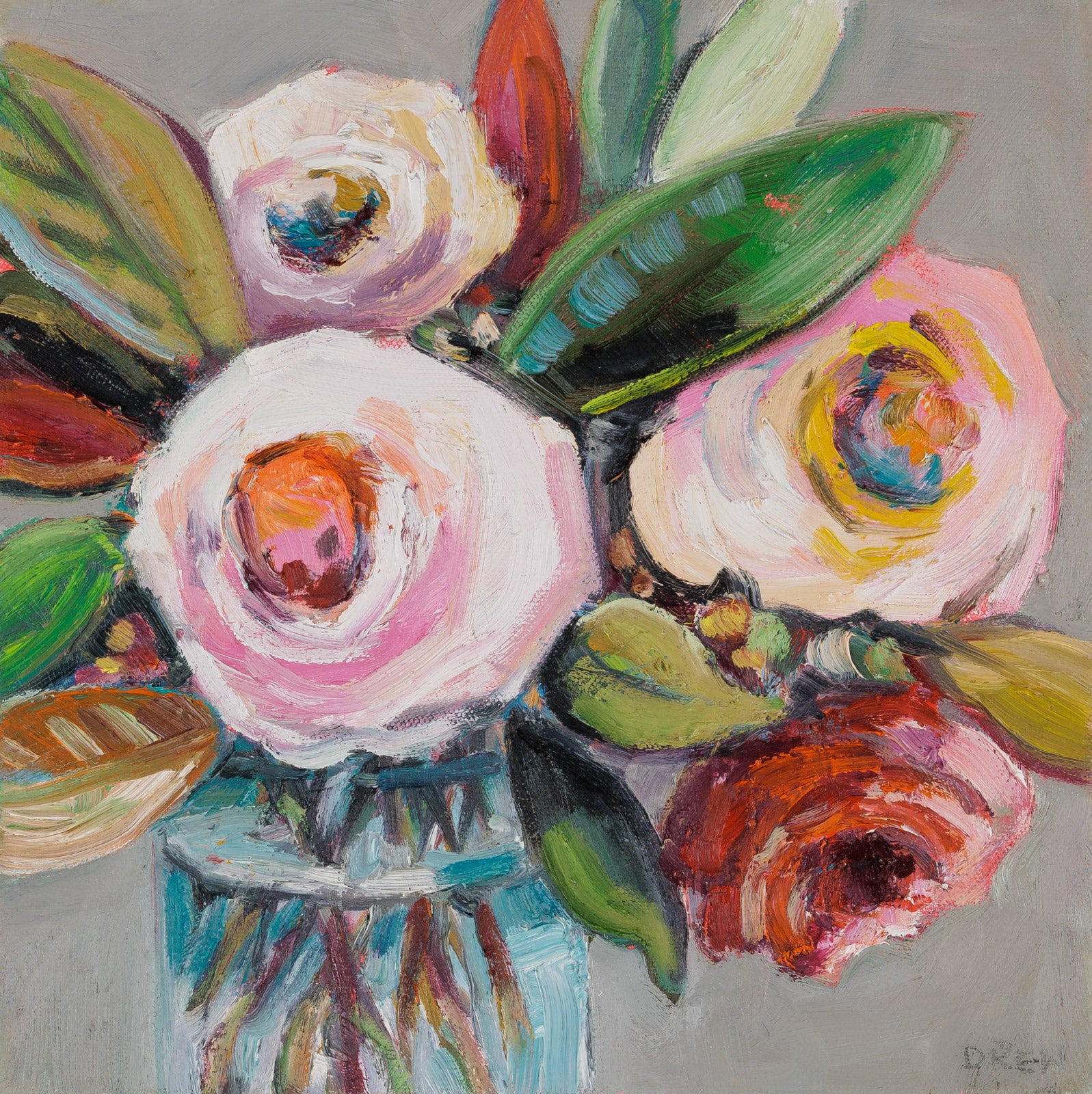 Wonder by Vanessa Drew - Floral, Oil on Canvas