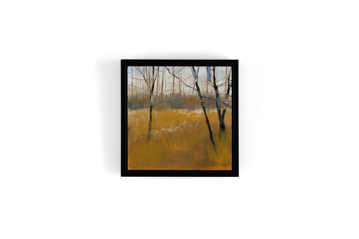 David Lidbetter, "Field of Gold," detail view, oil on panel