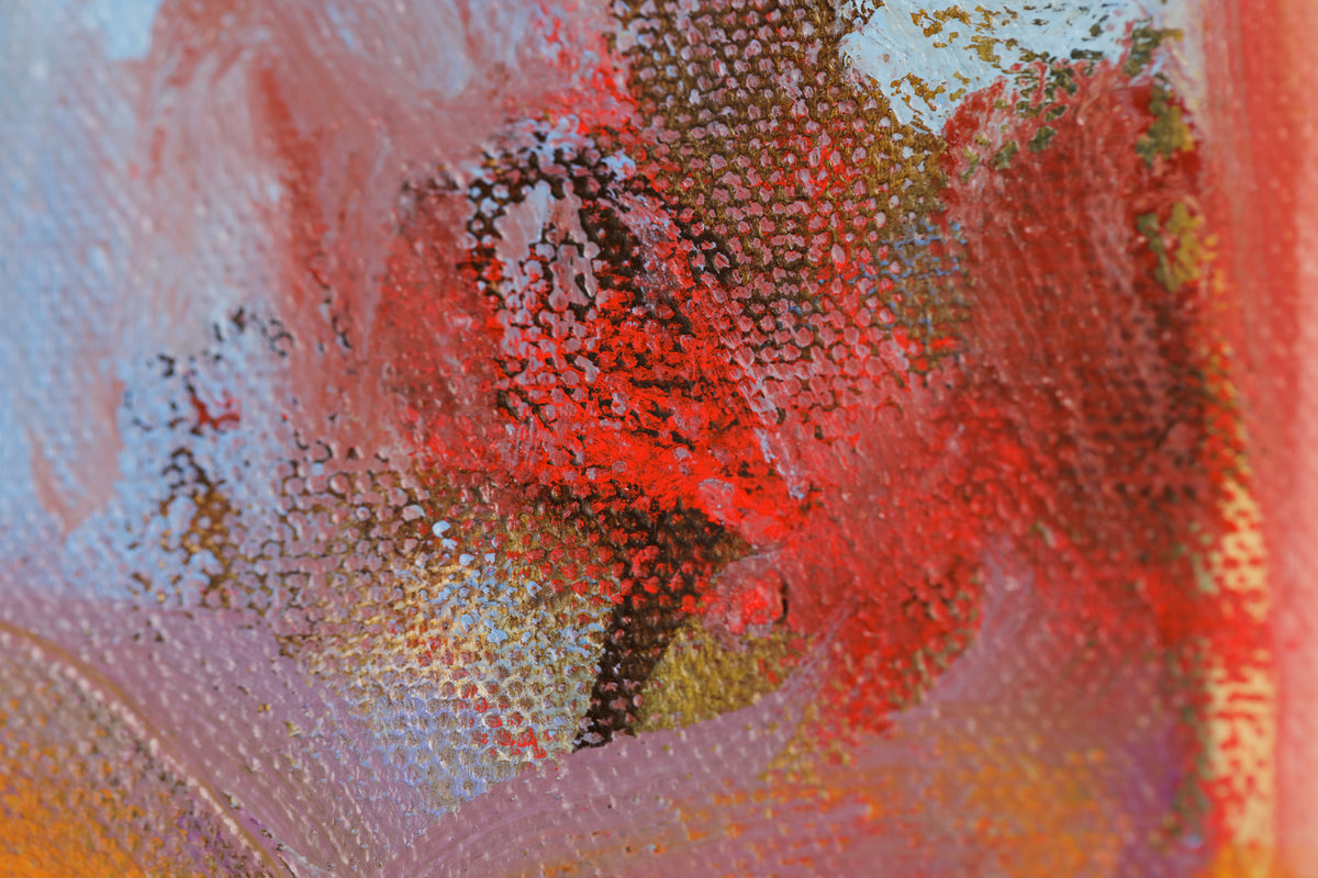 Elizabeth Haney, "The Flame," detail 6, oil on canvas