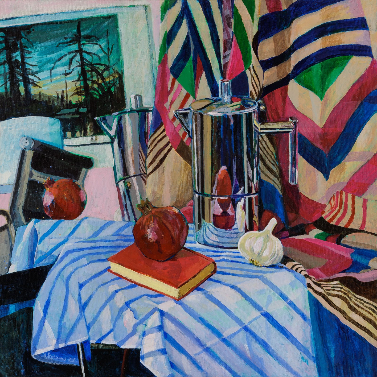 Still Life With Red Book