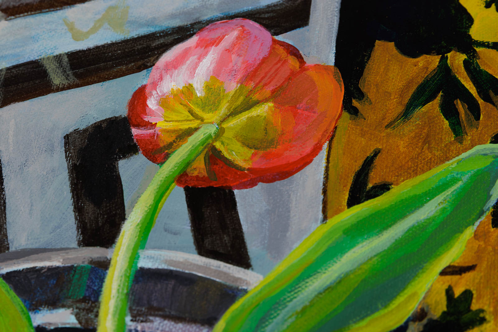 Still Life On Blue Tray