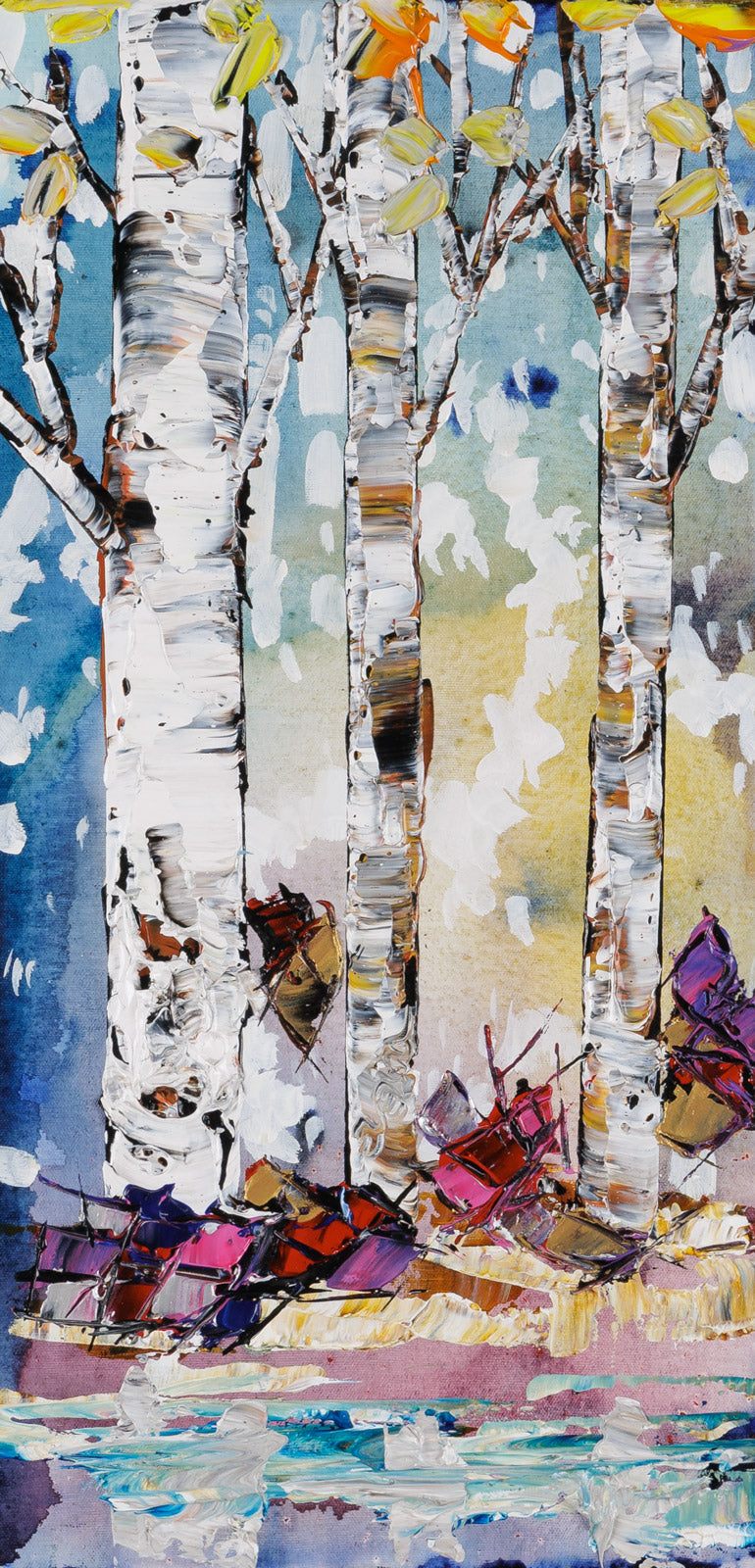 Nature “Spectrum Landscape 191277” by Maya Eventov – acrylic on canvas.