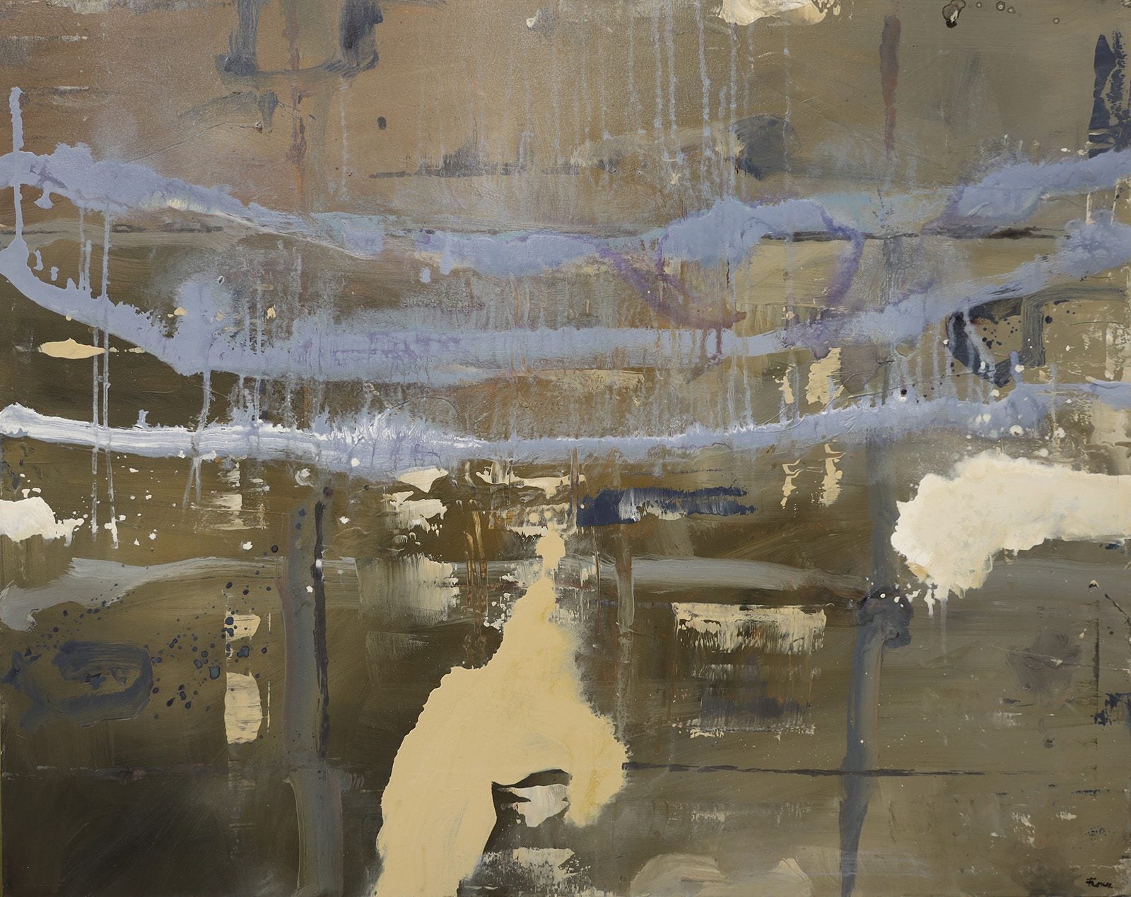 Abstracts “Infinite Space #2” by Hugo Frones – oil on canvas.