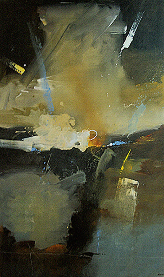 Abstracts “Deliverance #7” by Hugo Frones – oil on canvas.