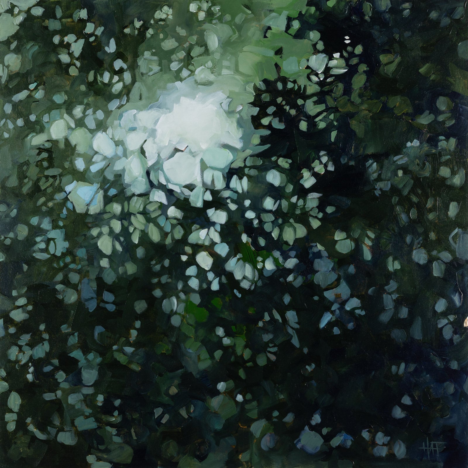 Nature “Skyfall” by Holly Ann Friesen – acrylic on canvas.