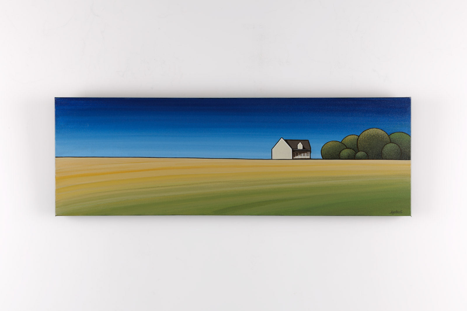 PEI Farmhouse With Yellow Field