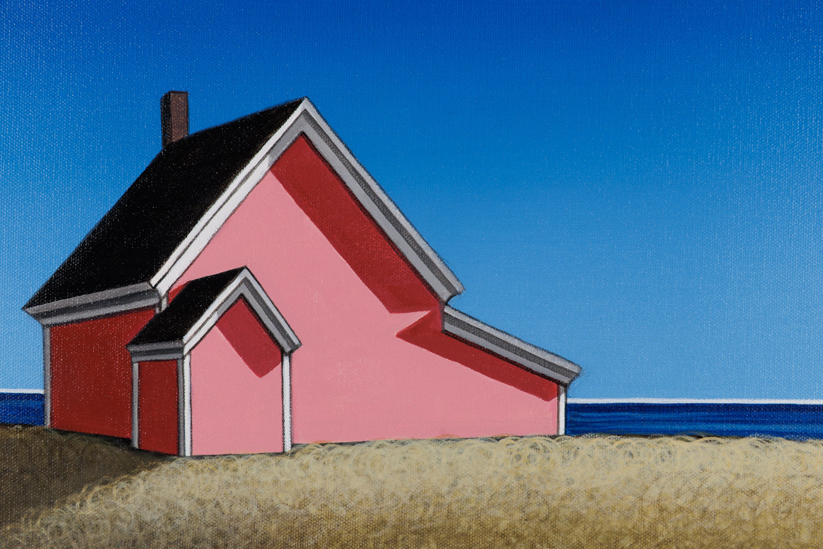 Pink House At Magdalen Islands