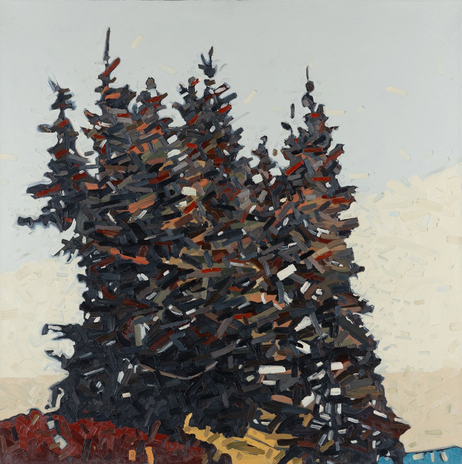 Nature “Bunch #3” by David Grieve – oil on canvas.