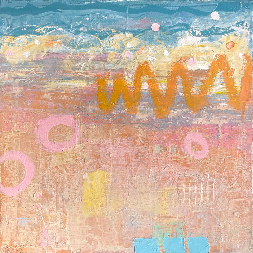 Landscape “Beach Wow” by Bethany Harper-Williams – oil on canvas.