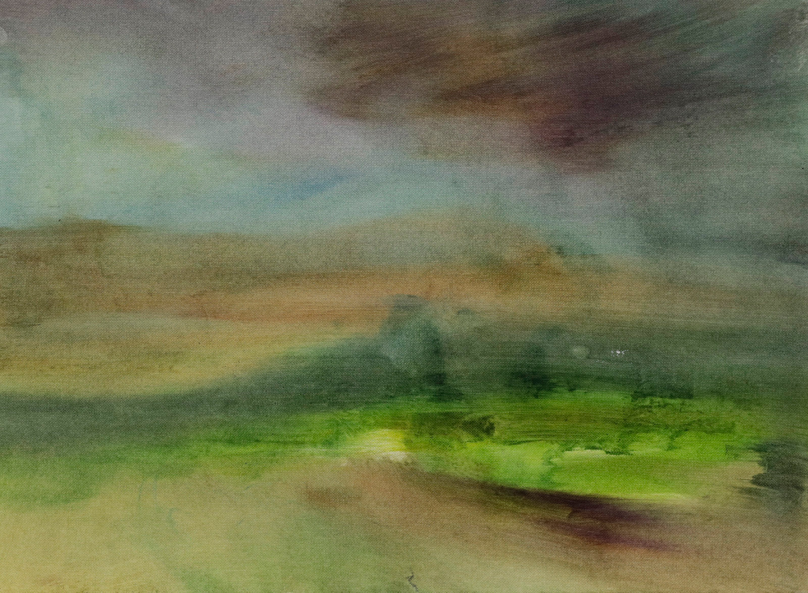 Abstracts “Palazzi” by Elizabeth Haney – oil on paper.