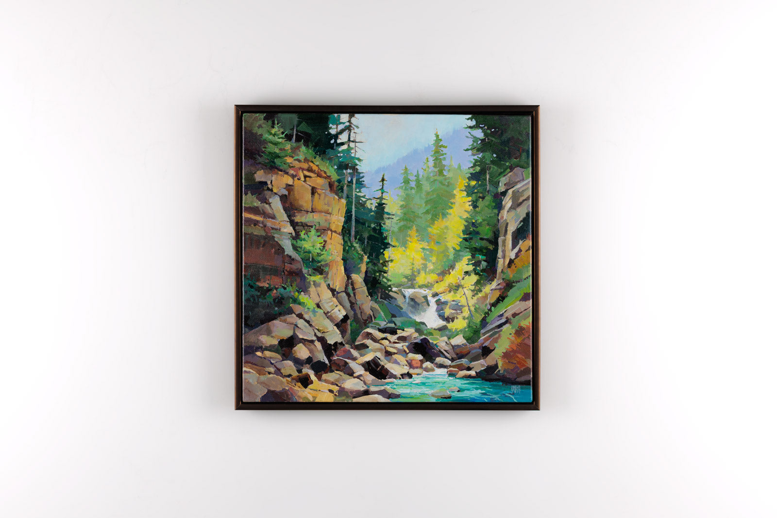 Distant Waterfall