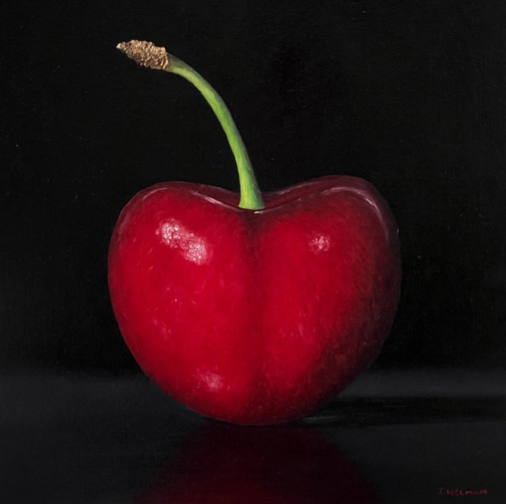 Food & Wine “Cherry” by Joanne Helman – oil on canvas.