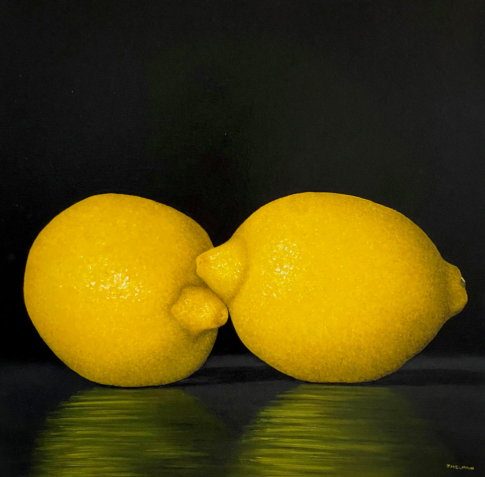 Food & Wine “When Life Gives You Lemons” by Joanne Helman – oil on canvas.