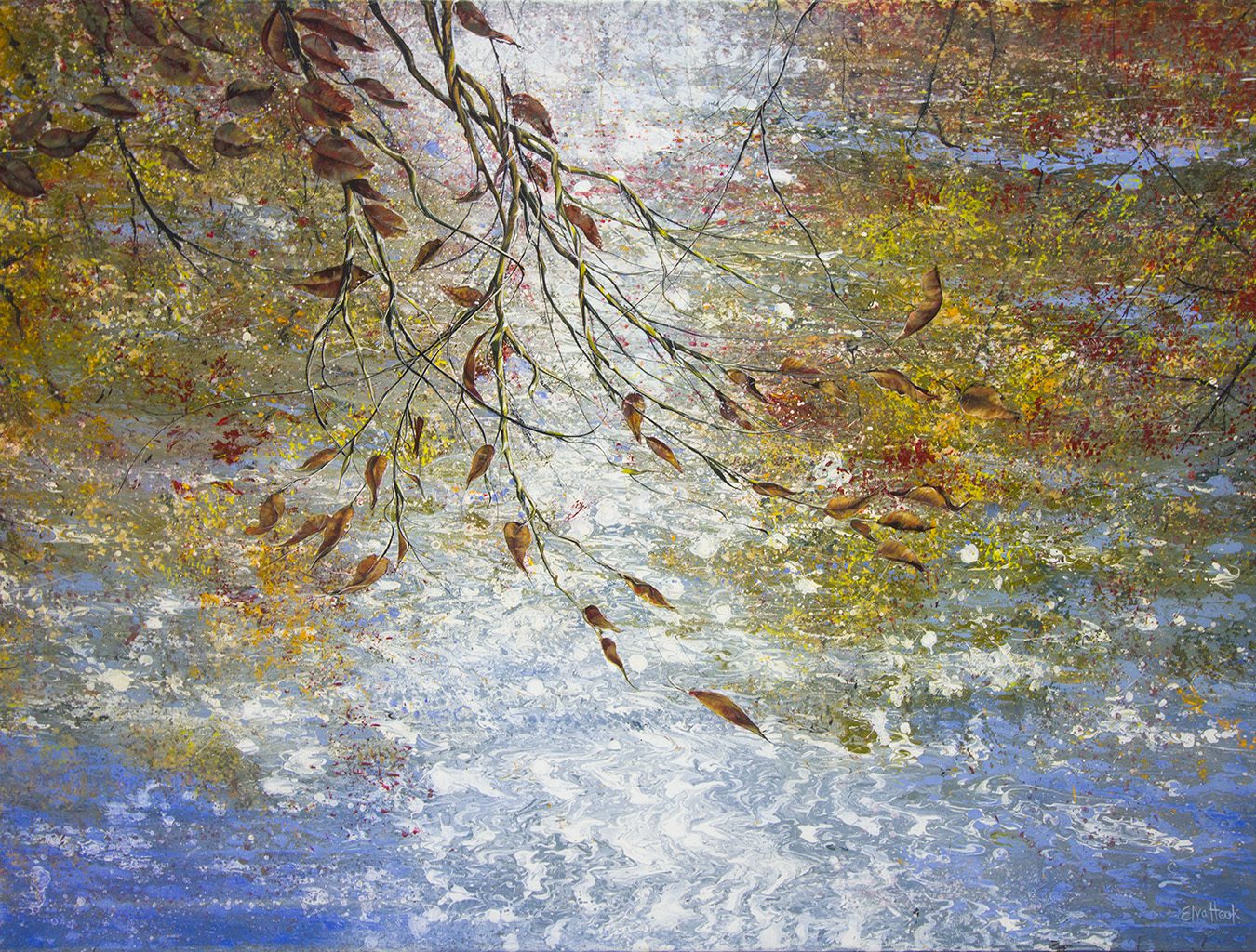 Seascape & Water “Seasons Change” by Elva Hook – acrylic on canvas.