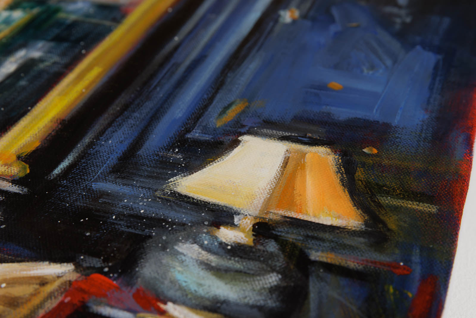 Large Mirror & Two Lamps