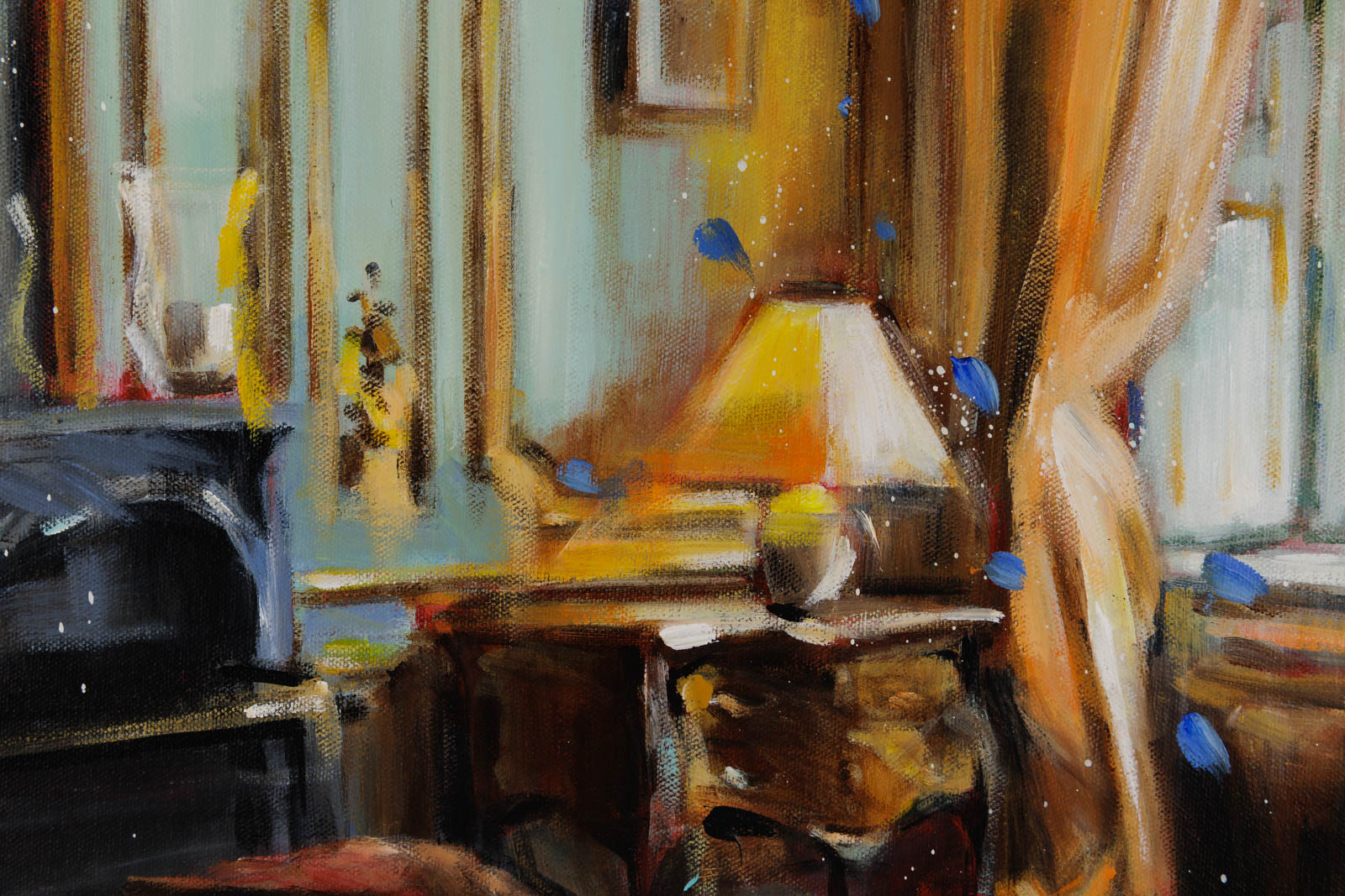 Small Commode & Lamp