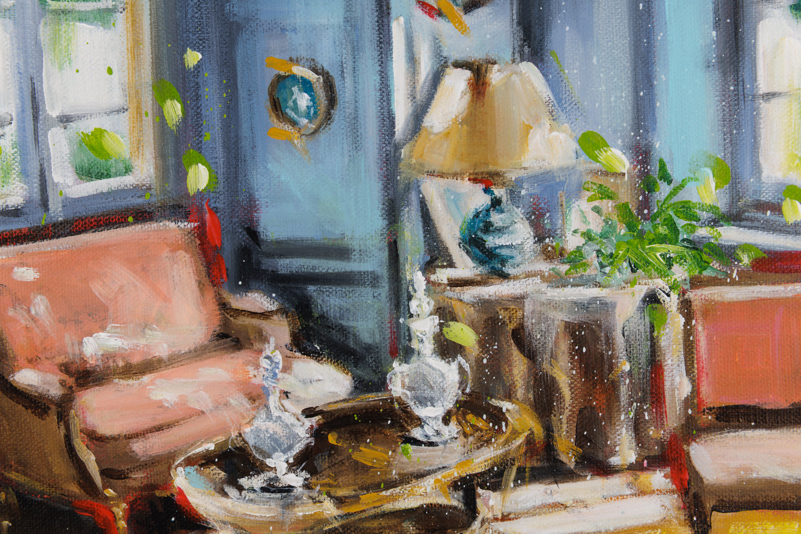 Settee And Decanters
