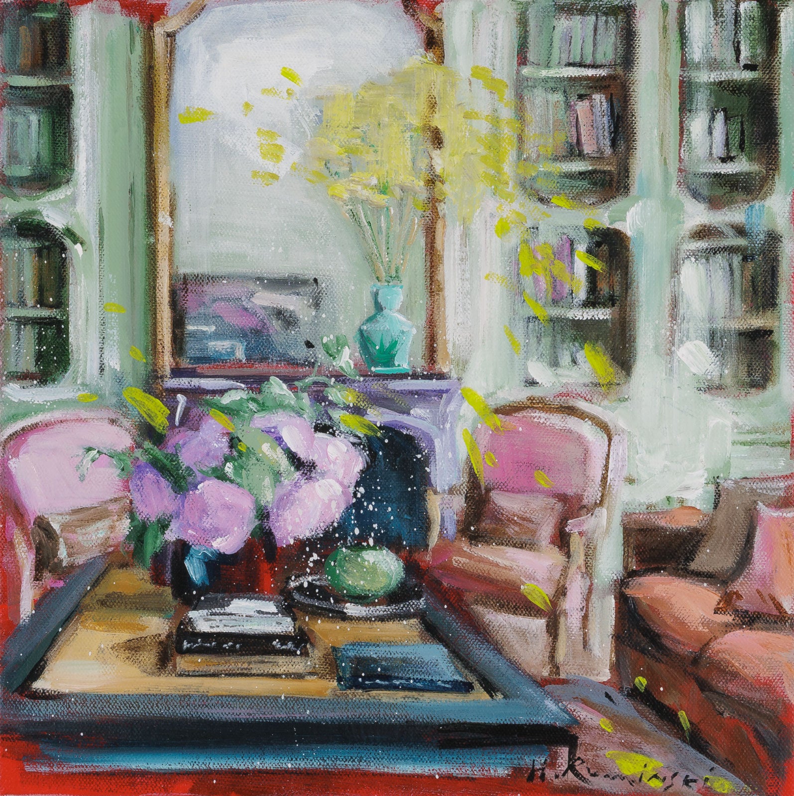 Books And Flowers