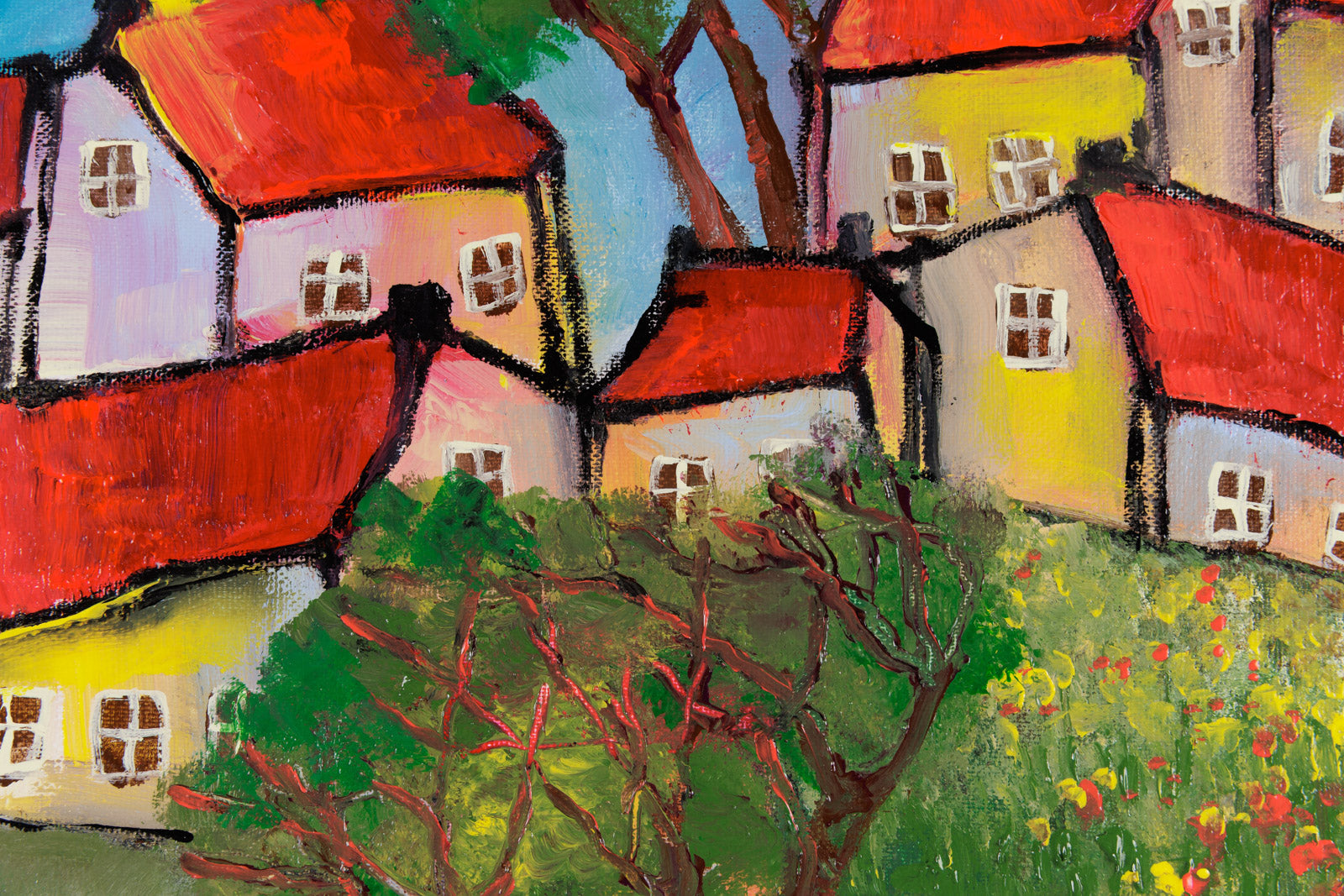 Little Houses With Red Roofs