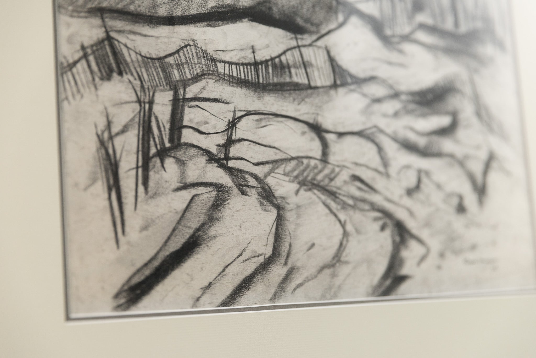 Untitled Landscape Charcoal