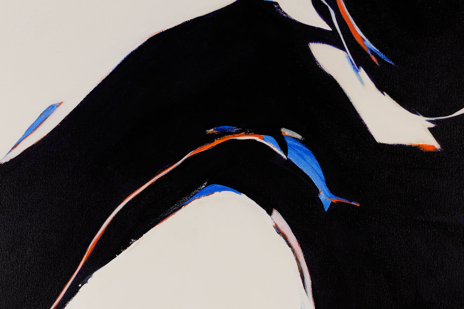 Joanna Aplin, "Life Lines," detail view, oil on canvas