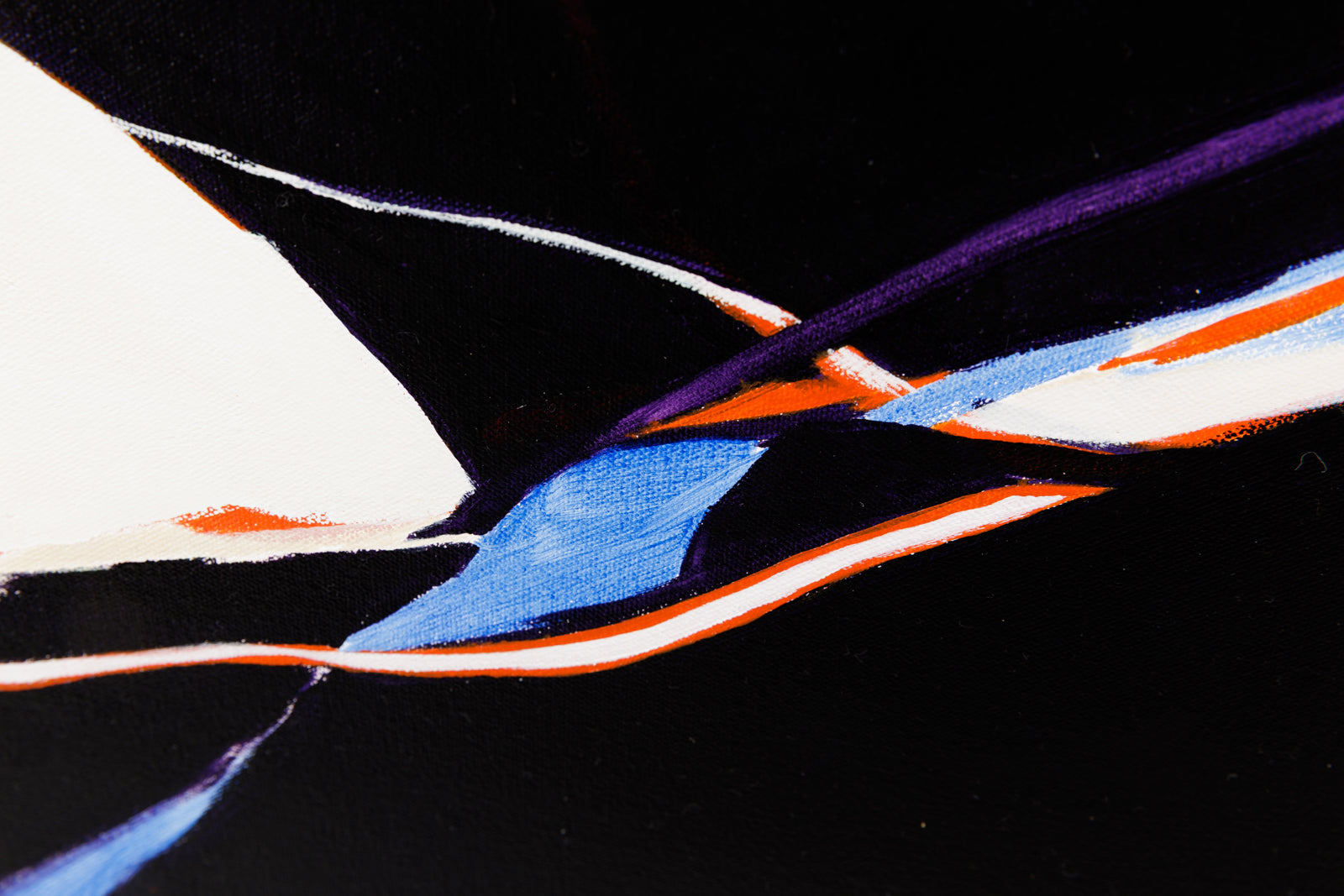 Joanna Aplin, "Life Lines," detail view, oil on canvas