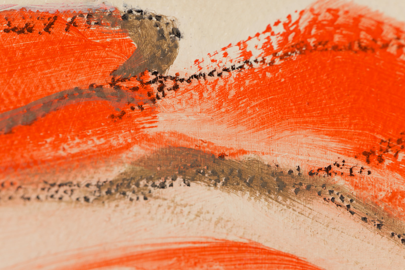 Joanna Aplin, "Rest," detail view, oil on canvas
