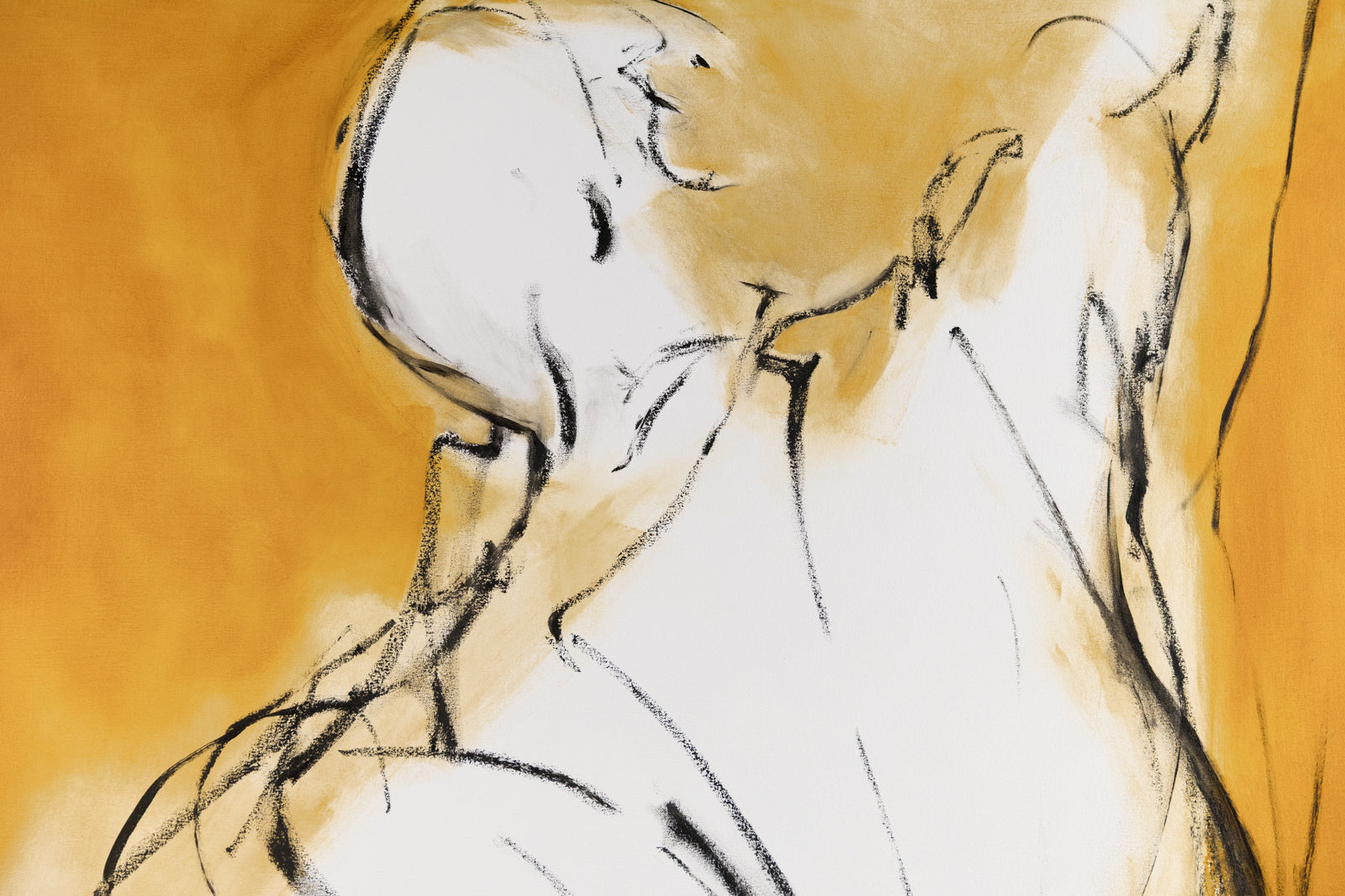 Joanna Aplin, "Alive No. 2," detail view, oil on canvas