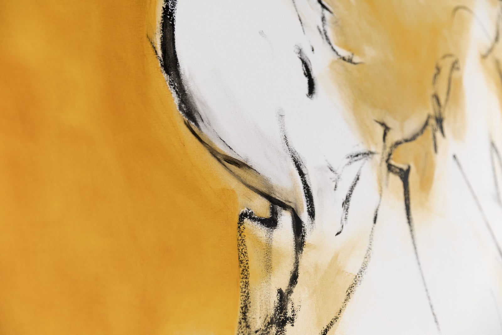 Joanna Aplin, "Alive No. 2," detail view, oil on canvas