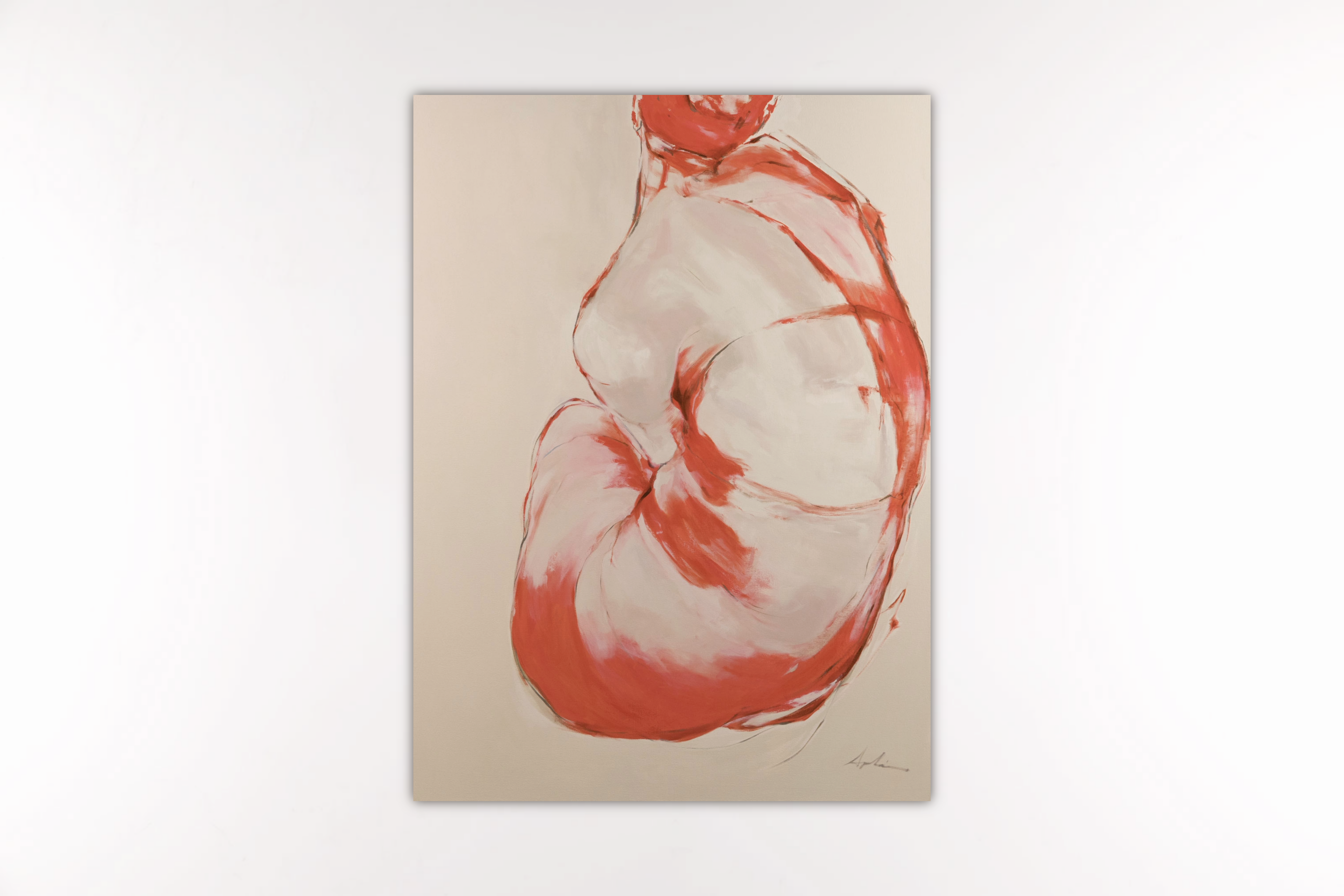 Joanna Aplin, "This Heart Of Mine," detail view, oil on canvas