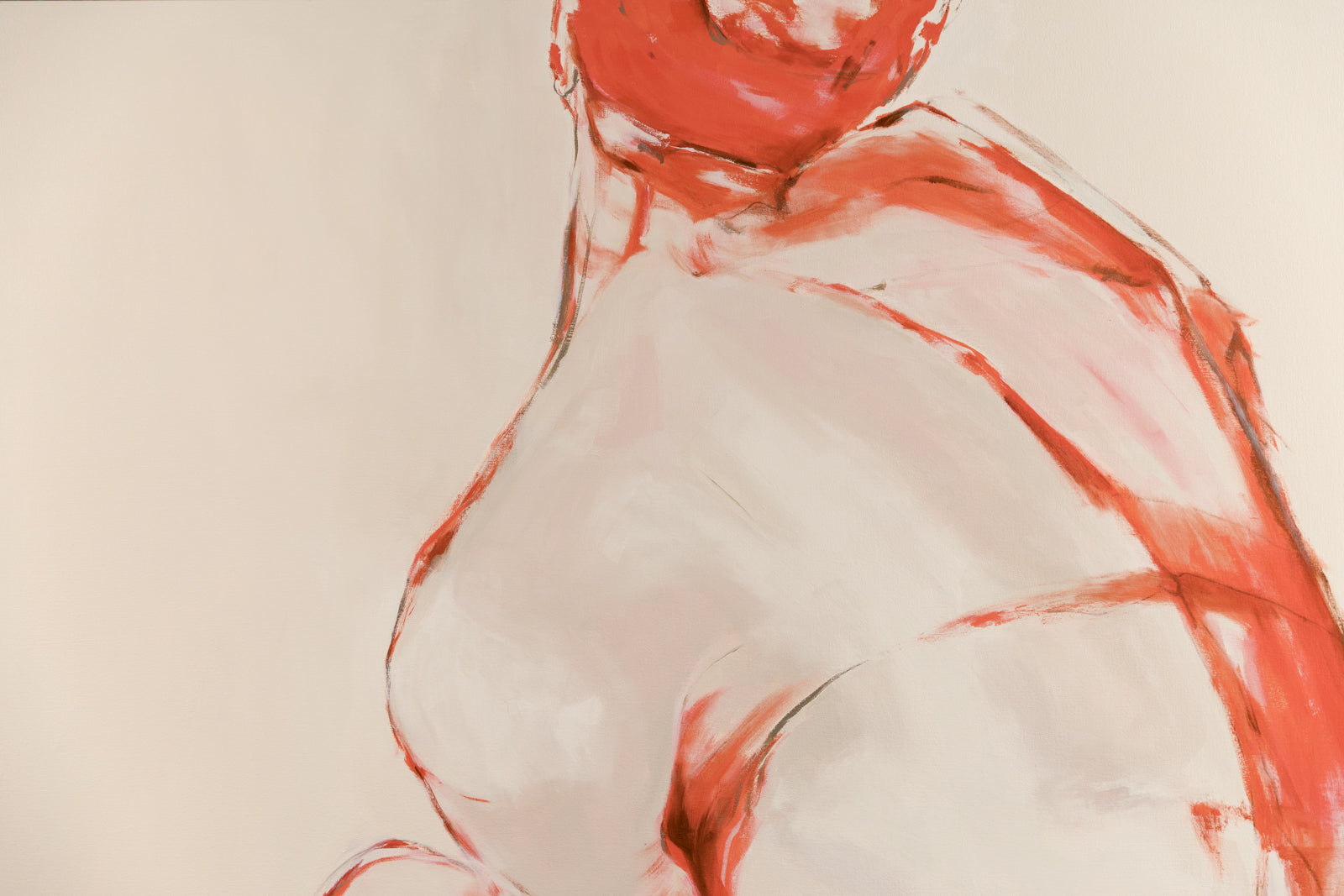 Joanna Aplin, "This Heart Of Mine," detail view, oil on canvas