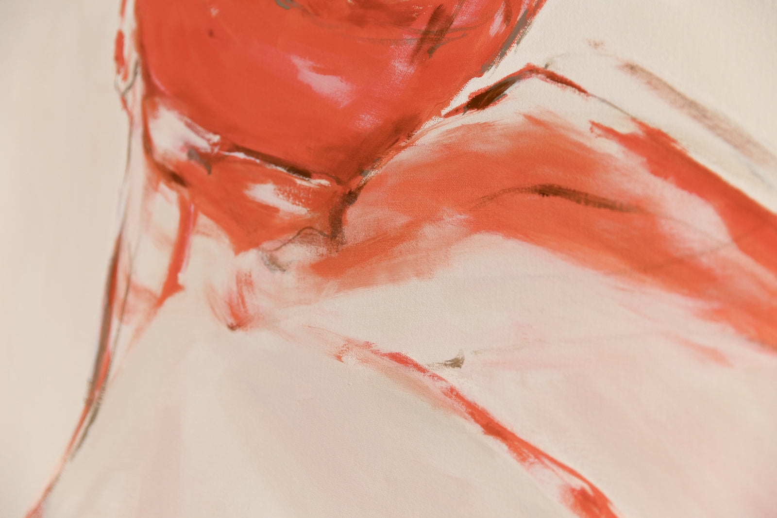 Joanna Aplin, "This Heart Of Mine," detail view, oil on canvas