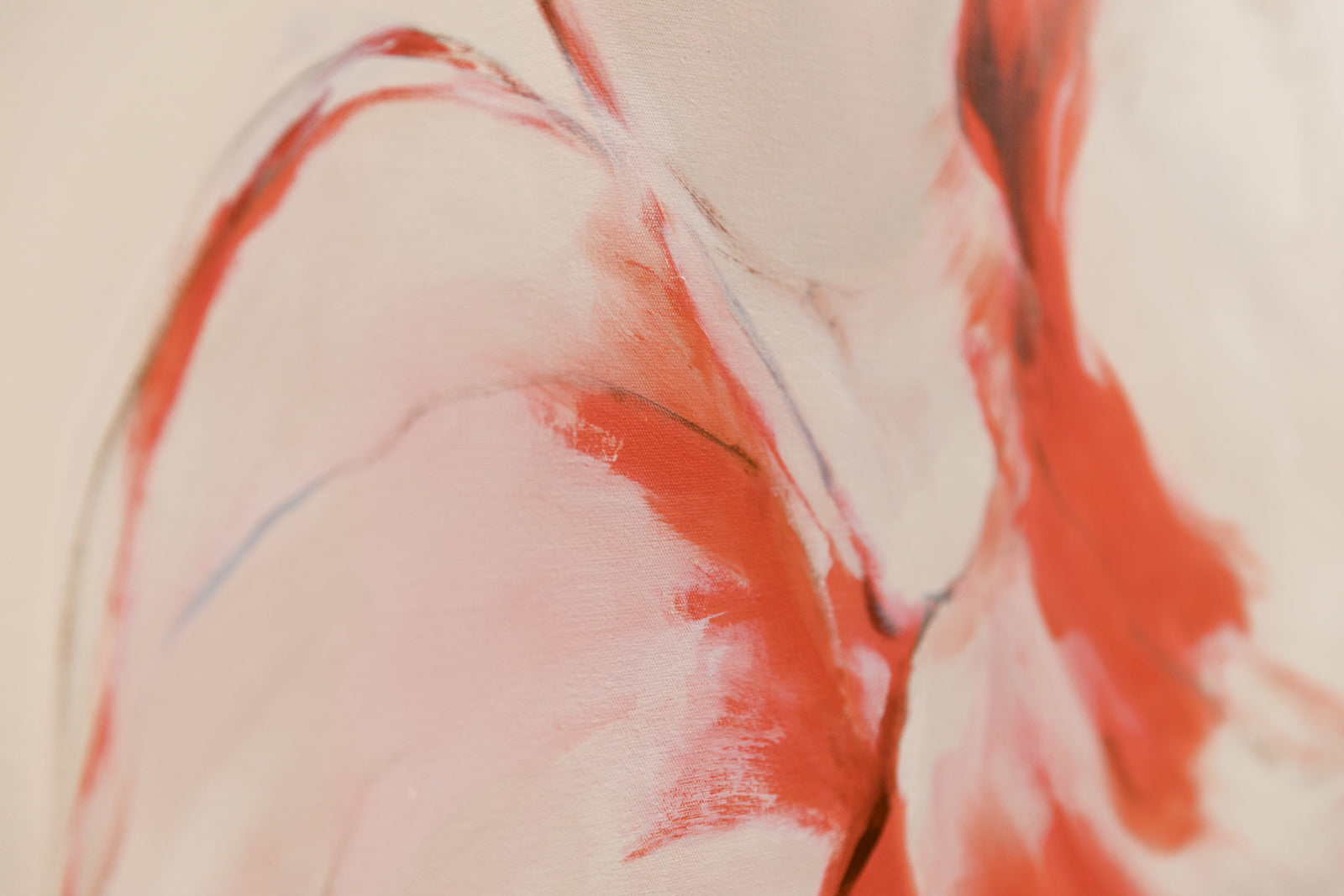 Joanna Aplin, "This Heart Of Mine," detail view, oil on canvas
