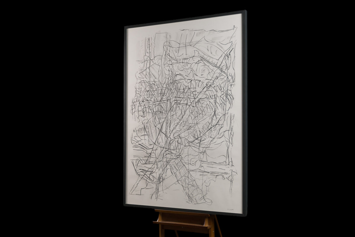 Jean-Paul Riopelle, "Suite Radisson HC/30," detail view, lithograph