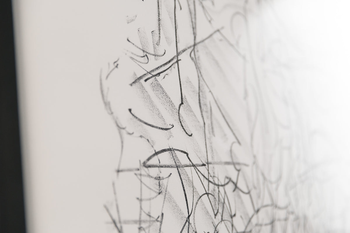Jean-Paul Riopelle, "Suite Radisson HC/30," detail view, lithograph