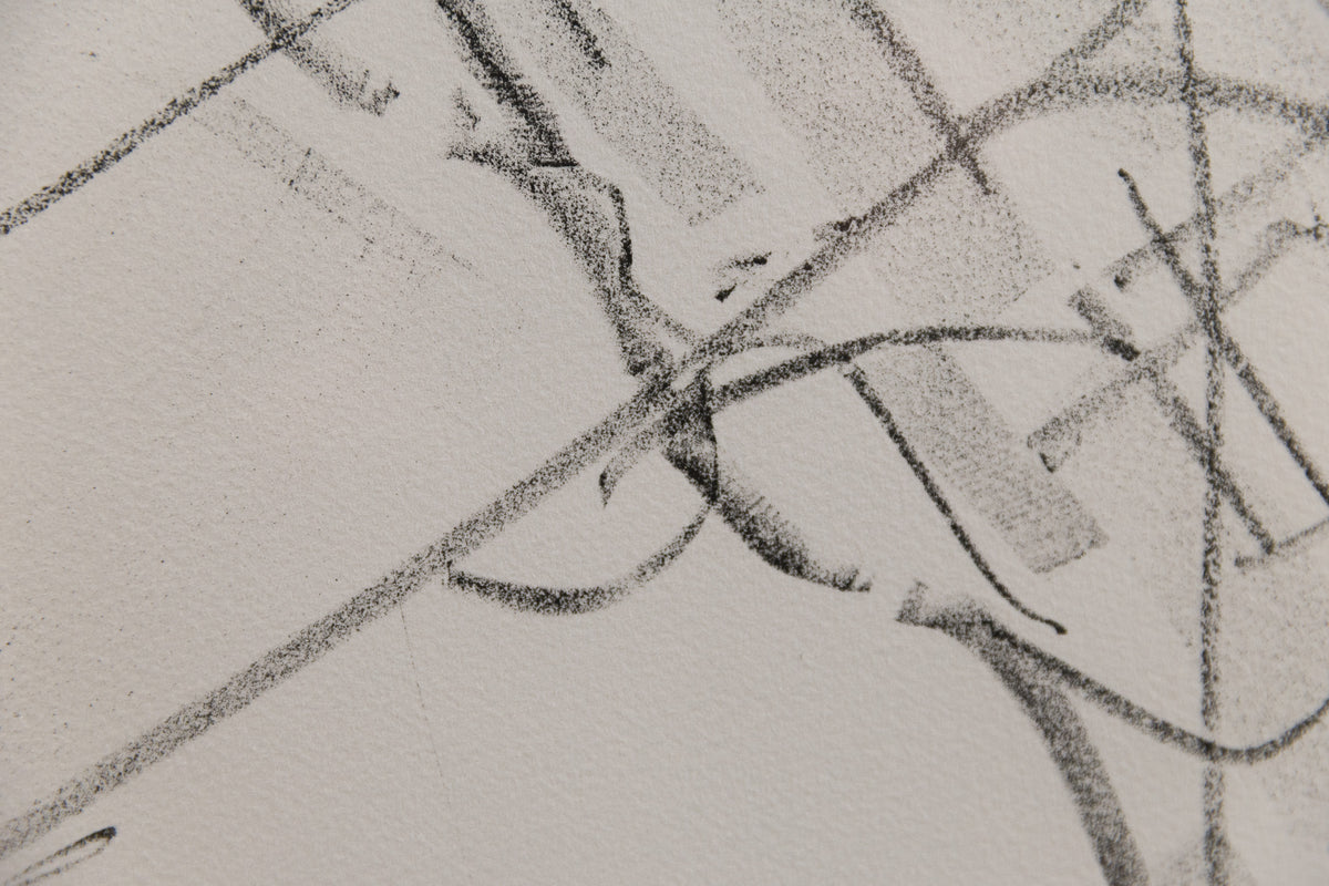 Jean-Paul Riopelle, "Suite Radisson HC/30," detail view, lithograph