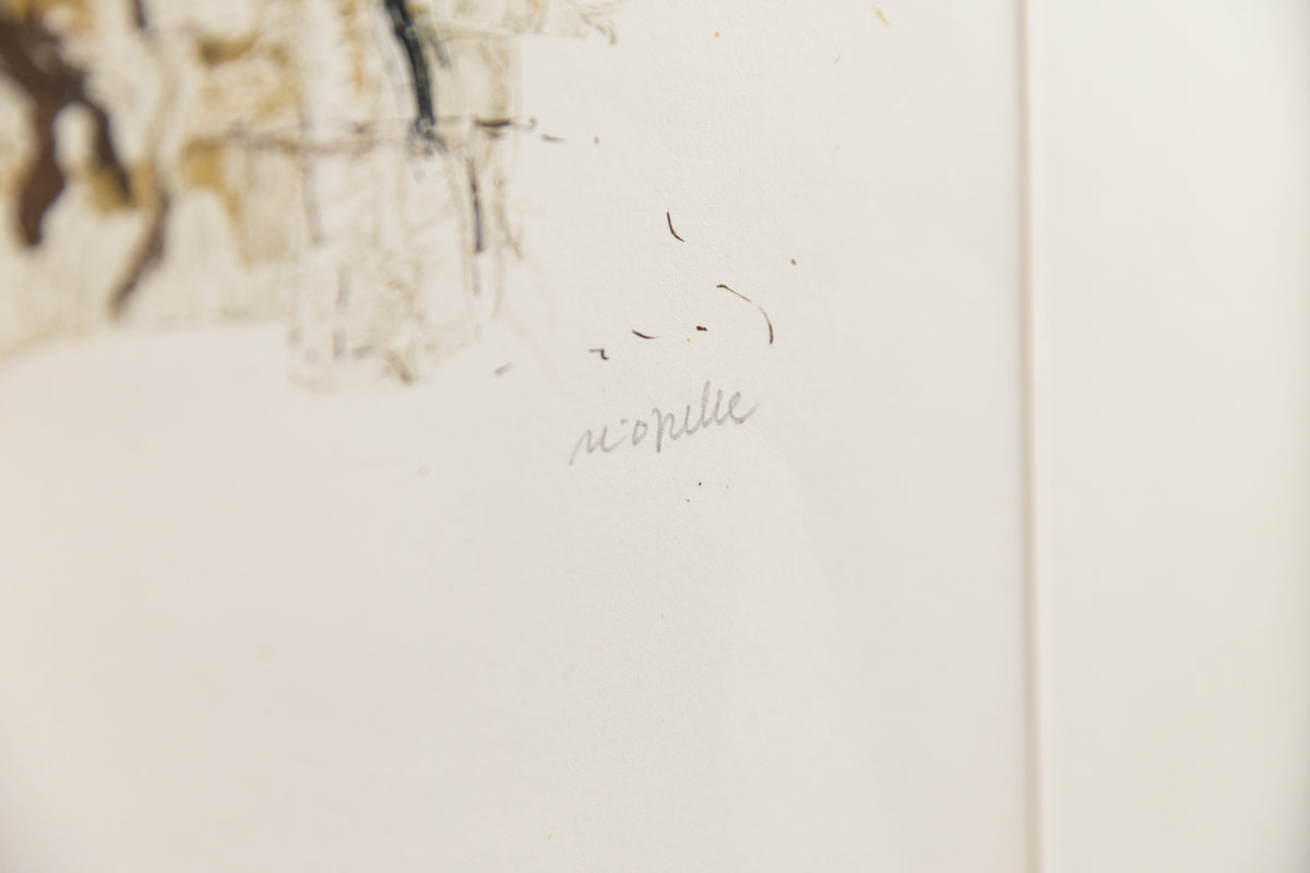Jean-Paul Riopelle, "Affiche Avant La Lettre 120 #56/150," detail view, lithograph