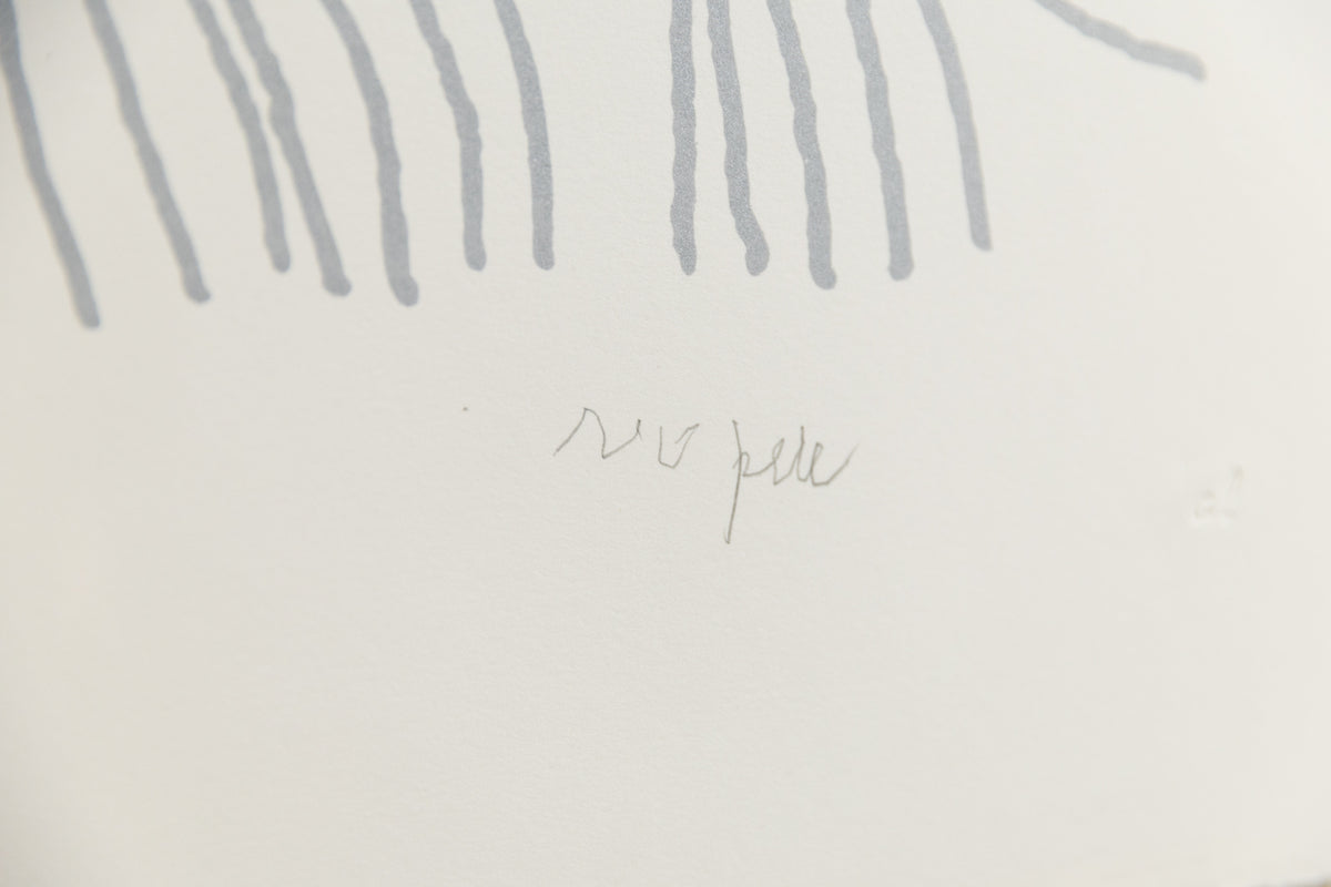 Jean-Paul Riopelle, "Inuit 42/75," detail view, lithograph