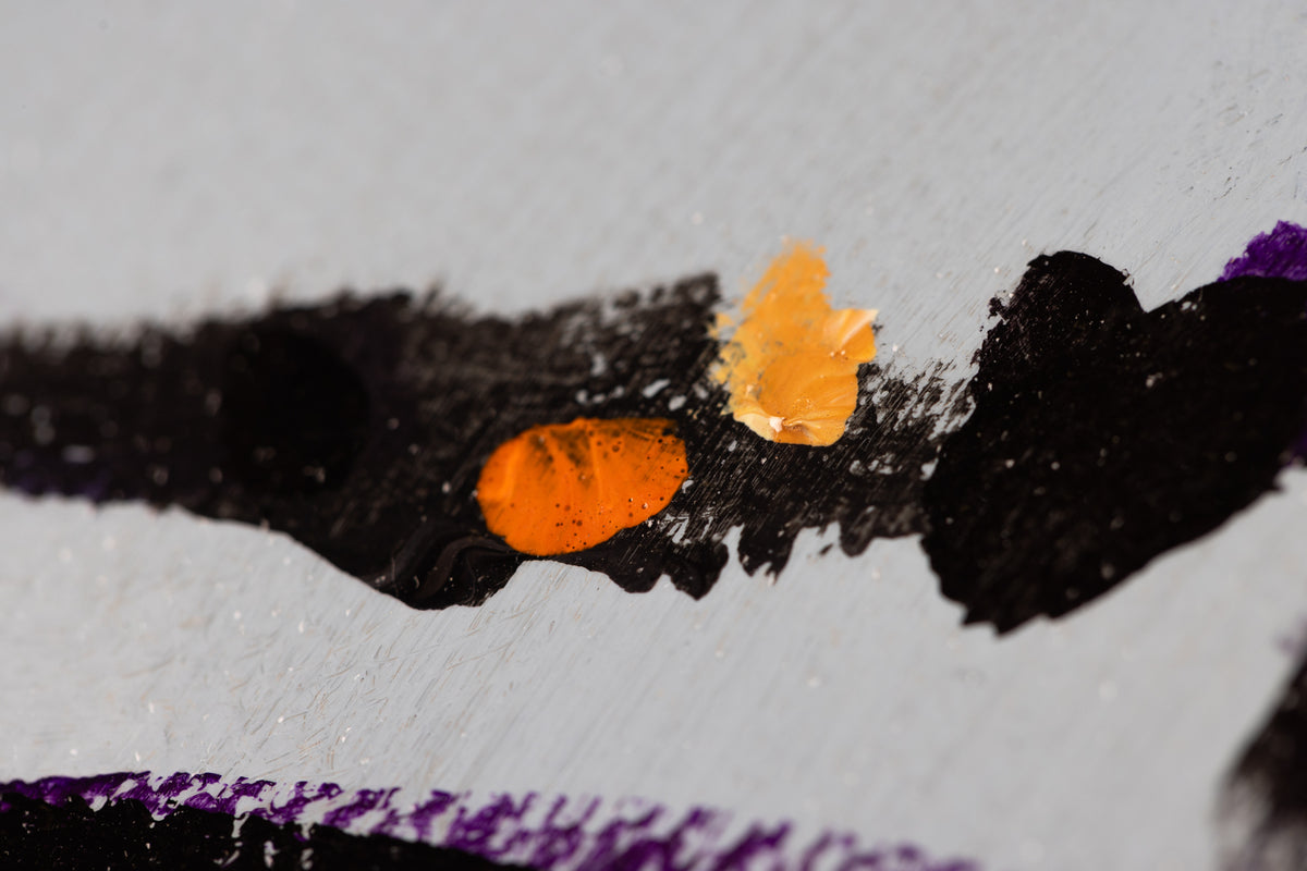 Jerzy Werbel, "Invincible," detail view, acrylic on canvas